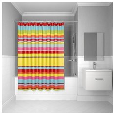 Штора для ванной комнаты Iddis ID summer stripes 290P24RI11 200х240 см полиэстер