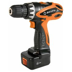 Аккумуляторная дрель-шуруповерт ВИХРЬ ДА-12-2К