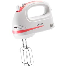 Миксер GALAXY GL2211, белый/розовый