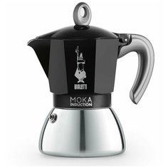 Гейзерная кофеварка Bialetti Moka Induction NEW черная 6 порций