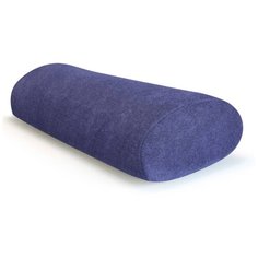 Подушка-валик Luomma ортопедическая LumF-526, размер 15 x 38 см, цвет - синий Экотен