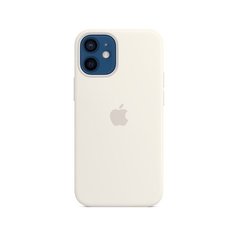 Панель силиконовая Apple Silicone Case with MagSafe для iPhone 12 mini, White