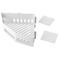 Угловая полка для ванной комнаты пластиковая DEKO DKB05