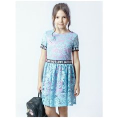 Платье Nota Bene размер 146, изумрудный