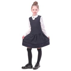 Сарафан Nota Bene размер 158, темно-синий