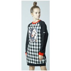 Платье Nota Bene размер 134, клетка