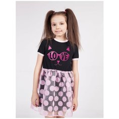 Платье Nota Bene размер 110, светло-розовый