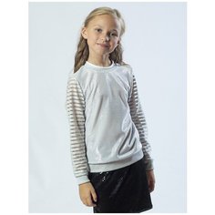 Свитшот Nota Bene размер 146, серебряный