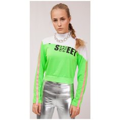 Свитшот Nota Bene размер 134, Зеленый неон