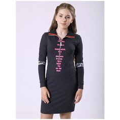 Платье Nota Bene размер 164, темно-серый