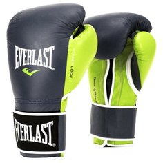 Боксерские перчатки Everlast Powerlock синий/зеленый 12 oz