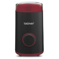 Кофемолка Zelmer ZCG7325 / ZCG7325B, черный/красный