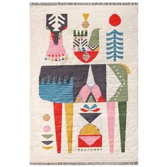 Ковер коллекции «Arctic kilim» DEER-1-IVR-MLT 160 х 230 см 60860 . Kover.Ru