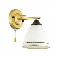 4544/1W COMFI LN21 050 матовое золото, черный, белый Бра E27 60W 220V BECKY Lumion