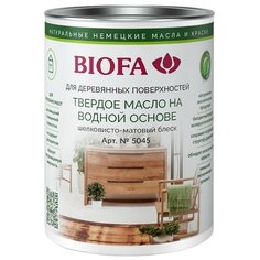 Масло Biofa твердое на водной основе шелковисто-матовое, 5006 ницца, 1 л