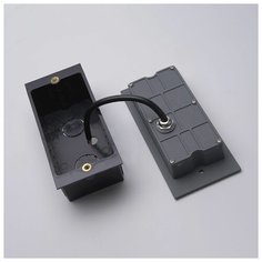 41160 Светильник встраиваемый светодиодный, 5W, 4000K, IP65, черный, LN012 Feron