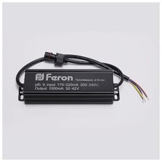 41298 Светильник встраиваемый светодиодный 40W, 4200Lm, 4000K, матовая, белый, AL2154, с драйвером Feron