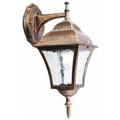 11614 Светильник садово-парковый, 60W 230V E27 черное золото, PL612 Feron