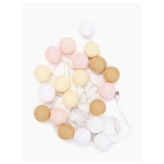 Тайская гирлянда 20 LED 3 м. "Пломбир" USB Гирляндус