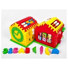 Развивающая игрушка "Домик-сортер" (с часами и счетами) Kinder Way