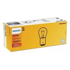 Сигнальная автомобильная лампа Philips P21/5W 12V-21/5W (BAY15d). 12499CP