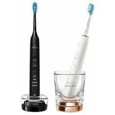 Звуковая зубная щетка Philips Sonicare DiamondClean 9000 HX9914/57, черный/белый