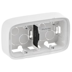 Двухместная коробка для накладного монтажа. Цвет Белый. Legrand Valena Allure (Легранд Валена Аллюр). 755552