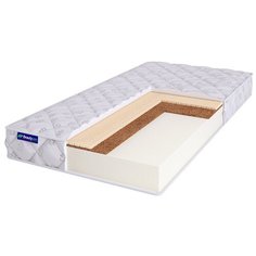 Матрас BeautySon Roll FOAM 10 Mix, 110x190x12 см беспружинный, бесклеевой