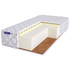 Матрас BeautySon Roll FOAM 21 Massage Cocos, 110x200x25 см беспружинный, бесклеевой