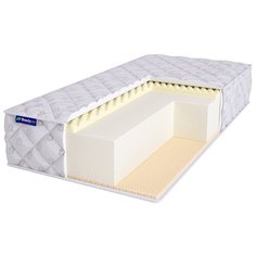 Матрас BeautySon Roll FOAM 21 Massage Latex, 140x185x25 см беспружинный, бесклеевой