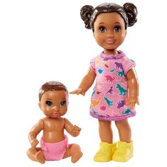 Набор кукол Barbie Скиппер Няня с малышом 2, GRP08