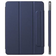 Чехол книжка подставка для планшета iPad Pro 11” (2020 / 2021), магнитная застежка, спящий режим, синий Deppa
