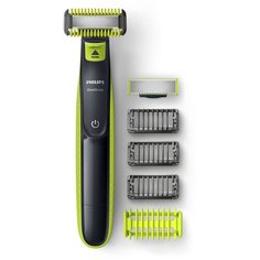 Триммер Philips OneBlade QP2620/20, черный/зеленый лайм
