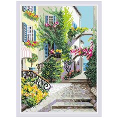 Алмазная мозаика РИОЛИС "Итальянский дворик"