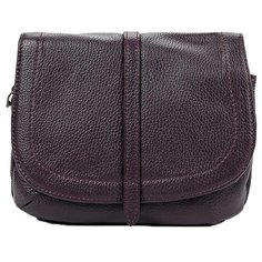 Сумка кросс-боди Afina, натуральная кожа, фиолетовый