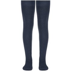 Колготки Conte-kids TIP-TOP, размер 150-152, темный джинс