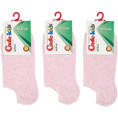 Носки Conte-kids комплект 3 пары размер 20, светло-розовый