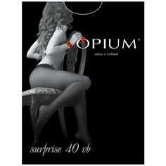 Колготки Opium Surprise, 40 den, размер 3-M, nero (черный)