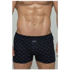 Salvador Dali Трусы боксеры с мелким геометрическим узором, размер XXXL, черный