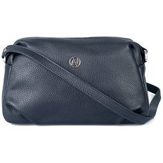 Сумка кросс-боди Afina, натуральная кожа, синий