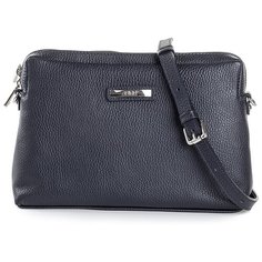 Сумка кросс-боди Afina, натуральная кожа, синий