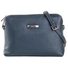 Сумка кросс-боди Afina, натуральная кожа, морской