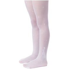 Колготки Conte Elegant DISNEY Frozen, размер 140-146, белый