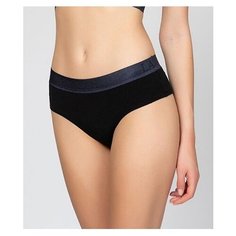 Laete Трусы Стринги с широкой резинкой, размер XS(42), черный