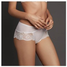 Laete Трусы бразилиана средней посадки, размер S(44), белый