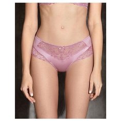 Laete Трусы стринги с кружевом, размер L(48), сиреневый