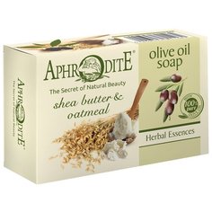 Мыло кусковое Aphrodite Оливковое с маслом дерева Ши и овсяными хлопьями