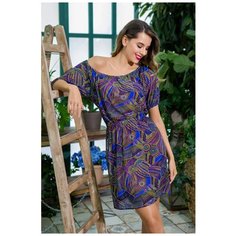 Пляжная туника Mia-Mia, размер XXL(52), фиолетовый