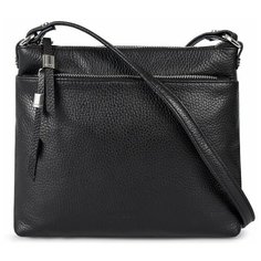 Сумка кросс-боди Afina, натуральная кожа, черный