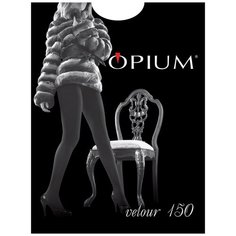 Колготки Opium Velour, 150 den, размер 3-M, grafite (серый)
